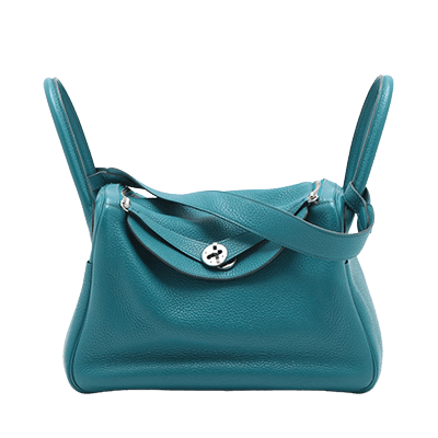 エルメス リンディ30 トリヨンクレマンス ブルーイズミール シルバー