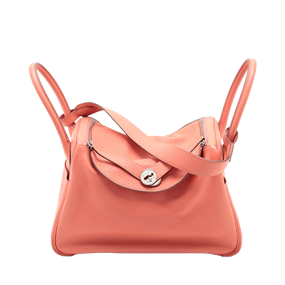 エルメス リンディ30 エバーカラー フラミンゴ シルバー