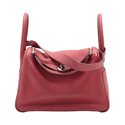 エルメス リンディ30 トリヨンクレマンス ルージュガランス シルバー