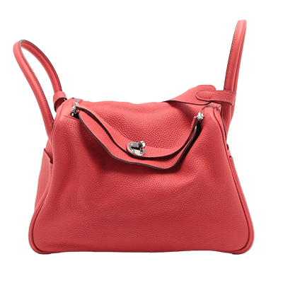 エルメス リンディ30 トリヨンクレマンス ルージュトマト シルバー