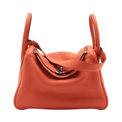 エルメス リンディ30 トリヨンクレマンス オレンジポピー シルバー