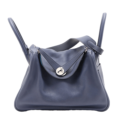 エルメス リンディ30 ヴェルソ スイフト ブルーアンクル×ブルーゼリージュ シルバー