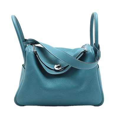 エルメス リンディ30 トリヨンクレマンス ブルージーン シルバー