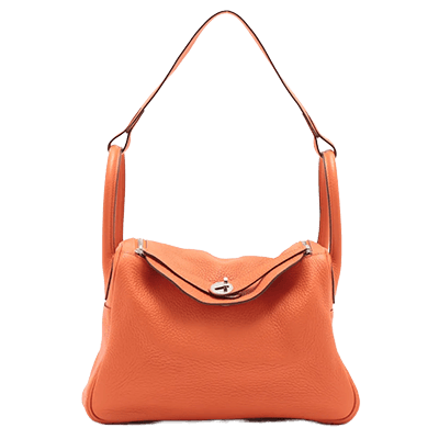 エルメス リンディ30 トリヨンクレマンス オレンジ シルバー