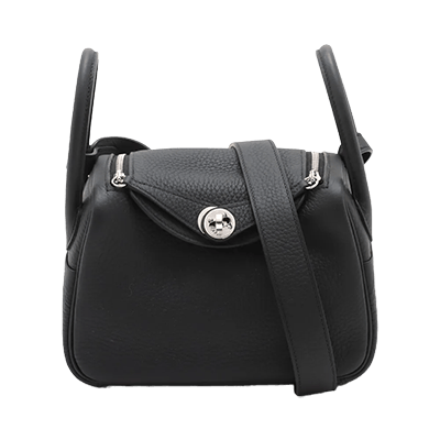 エルメス リンディ ミニ20 トリヨンクレマンス ブラック シルバー