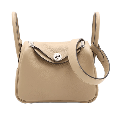 エルメス リンディ ミニ20 ヴェルソ トリヨンクレマンス トレンチxグリアスファルト シルバー