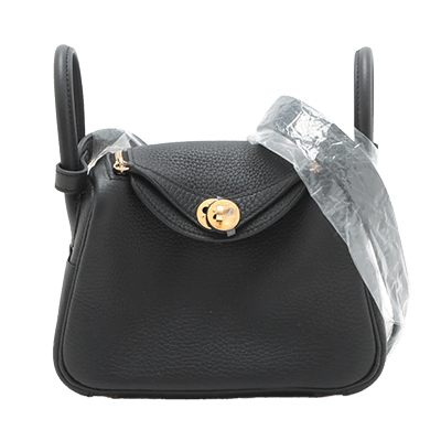 エルメス リンディ ミニ20 トリヨンクレマンス ブラック ゴールド