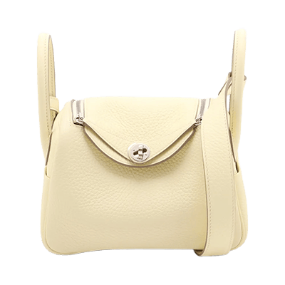 エルメス リンディ ミニ20 トリヨンクレマンス ジョーヌミルトン シルバー