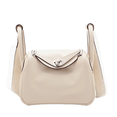 エルメス リンディ ミニ20 ヴェルソ ヴォースイフト セサミ×ナタ シルバー