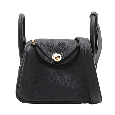 エルメス リンディ ミニ20 トリヨンクレマンス ブラック ゴールド