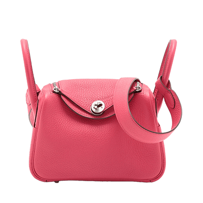 エルメス ミニリンディ トリヨンクレマンス ローズメキシコ シルバー