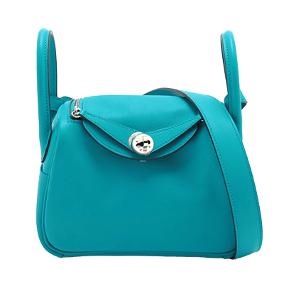 エルメス ミニリンディ スイフト ブルーフリーダ シルバー