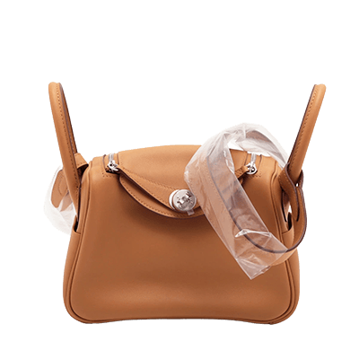 エルメス リンディ ミニ20 ヴェルソ スイフト セサミ×セレスト シルバー