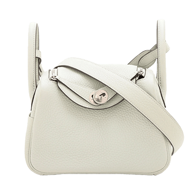 エルメス リンディ ミニ20 トリヨンクレマンス グリネヴェ シルバー