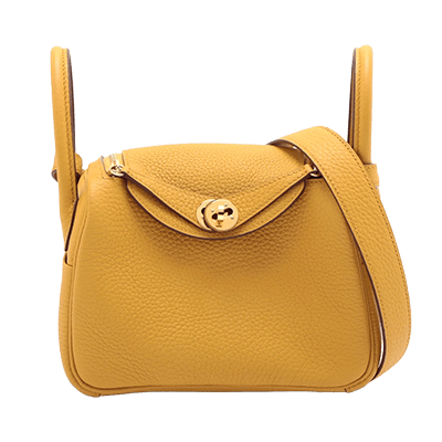 エルメス ミニリンディ トリヨンクレマンス ジョーヌアンブル ゴールド