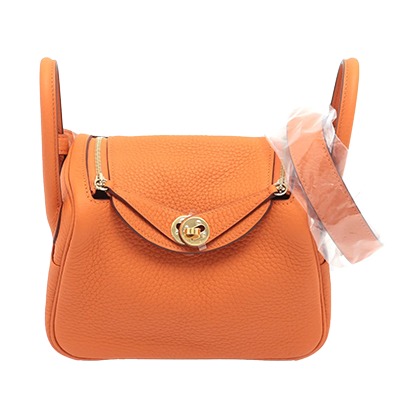 エルメス ミニリンディ トリヨンクレマンス オレンジポピー ゴールド