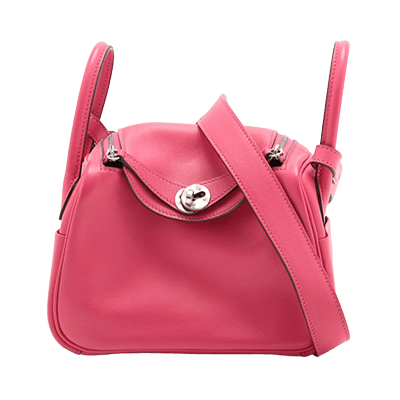 エルメス ミニリンディ ヴェルソ スイフト ローズメキシコ×ルージュピマン シルバー