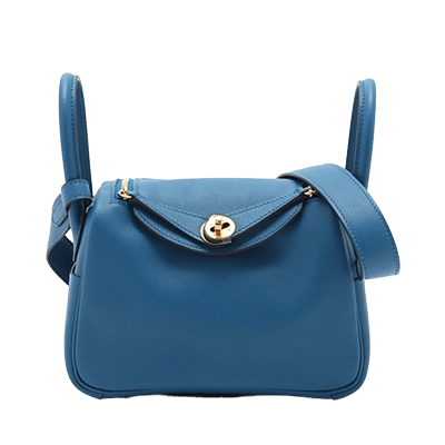 エルメス ミニリンディ ヴォースイフト ブルーフランス ゴールド