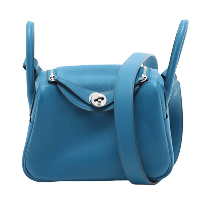 エルメス ミニリンディ スイフト ブルーフランス シルバー