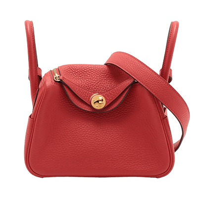 エルメス ミニリンディ トリヨンクレマンス ルージュクー ゴールド