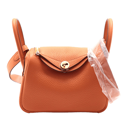 エルメス ミニリンディ トリヨンクレマンス オレンジポピー ゴールド