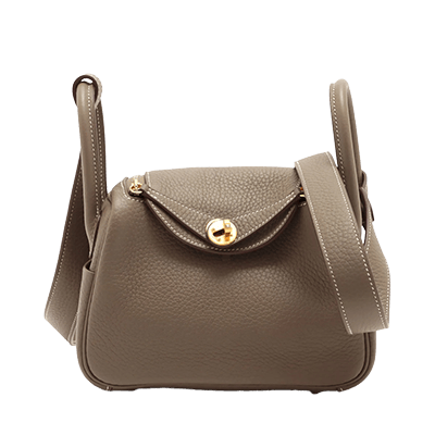 エルメス ミニリンディ トゴ エトゥープ ゴールド