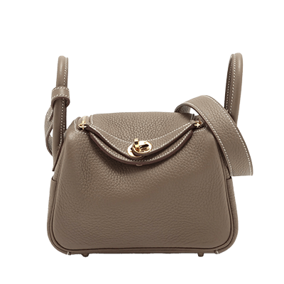 エルメス ミニリンディ トリヨンクレマンス エトゥープ ゴールド