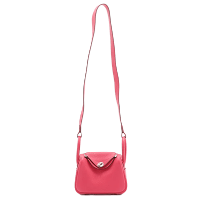 エルメス リンディ ミニ20 トリヨンクレマンス ローズエクストリーム シルバー