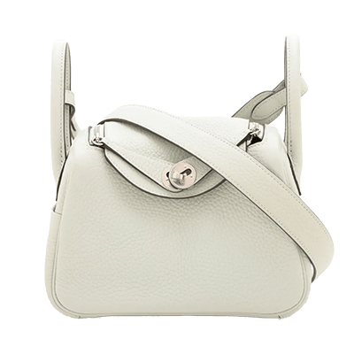 エルメス リンディ ミニ20 トリヨンクレマンス グリネヴェ シルバー