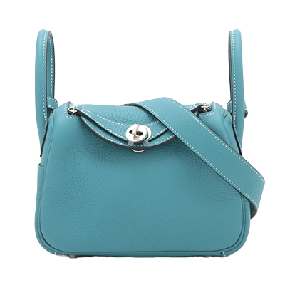 エルメス リンディ ミニ20 トリヨンクレマンス ニューブルージーン シルバー