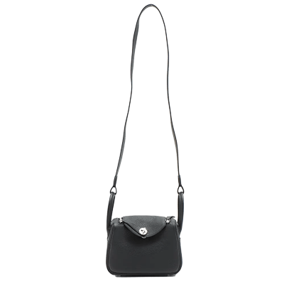 エルメス リンディ ミニ20 トリヨンクレマンス ブラック シルバー