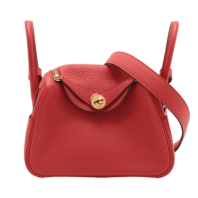 エルメス リンディ ミニ20 トリヨンクレマンス ルージュクー ゴールド