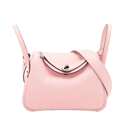 エルメス リンディ ミニ20 スイフト ローズサクラ シルバー