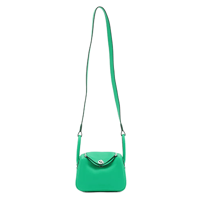 エルメス リンディ ミニ20 ヴォースイフト ミント×ヴェールボスフォール シルバー