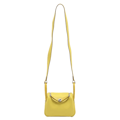 エルメス リンディ ミニ20 ヴォースイフト ライム シルバー