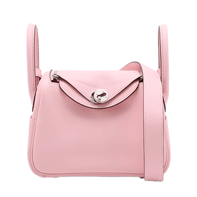 エルメス リンディ ミニ20 ヴォースイフト ローズサクラ シルバー