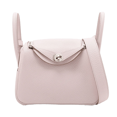 エルメス リンディ ミニ20 ヴェルソ トリヨンクレマンス モーヴペール×ニューホワイト シルバー