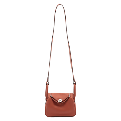 エルメス リンディ ミニ20 ヴェルソ ヴォースイフト キュイーブル×ローズテキサス シルバー