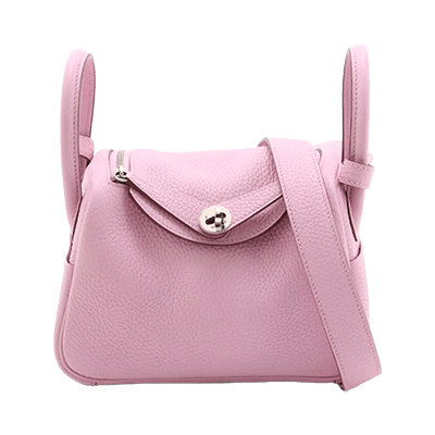 エルメス リンディ ミニ20 トリヨンクレマンス モーヴシルベストル シルバー