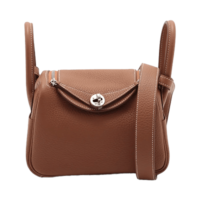 エルメス リンディ ミニ20 ヴェルソ トリヨンクレマンス トレンチxグリアスファルト シルバー