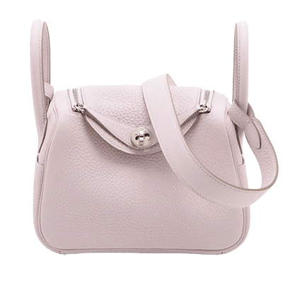 エルメス リンディ ミニ20 トリヨンクレマンス ローズショッキング シルバー