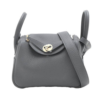 エルメス リンディ ミニ20 トリヨンクレマンス エトゥープ シルバー