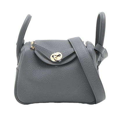 エルメス リンディ ミニ20 ヴェルソ ヴォースイフト ブルーフランス×ブルーサフィール シルバー