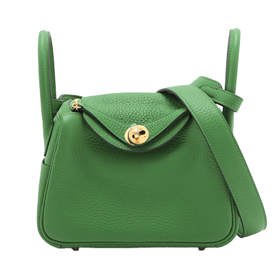 エルメス リンディ ミニ20 トリヨンクレマンス ヴェール ユッカ ゴールド