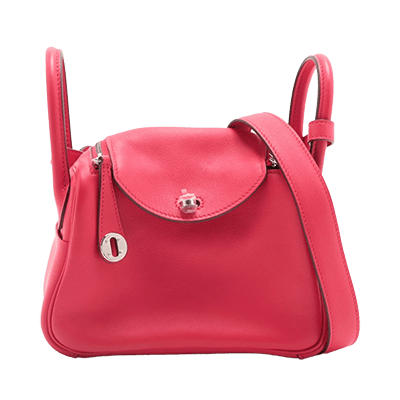 エルメス リンディ ミニ20 ヴェルソ スイフト ルージュクー×ルージュヴィフ シルバー