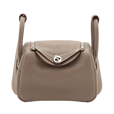 エルメス リンディ ミニ20 トリヨンクレマンス エトゥープ シルバー