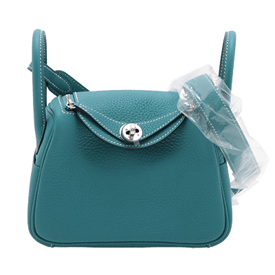 エルメス リンディ ミニ20 トリヨンクレマンス ニューブルージーン シルバー