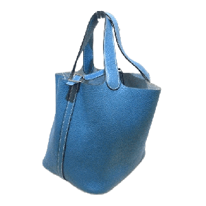 エルメス ピコタンMM ブルージーン トゴ