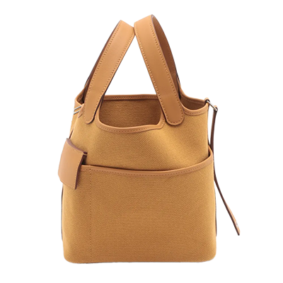 エルメス ピコタンロック18 PM カーゴ トワルゴエラン×スイフト ブルーロワイヤル シルバー