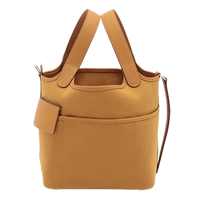 エルメス ピコタンロック18 PM カーゴ トワルゴエラン×スイフト ナタ シルバー
